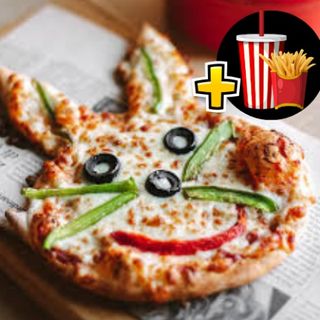 PIZZA LAPIN +BOISIN ET FRITES