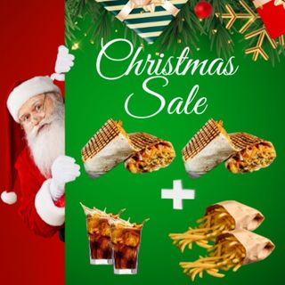 2 tacos + 2 frites+2 boisson