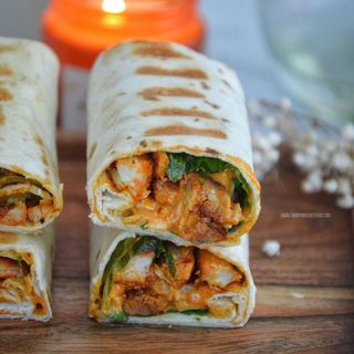 Wrap viande hache+frit