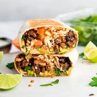 Burrito crispy chicken +frit 