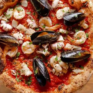 Pizza frutti di mare grande 