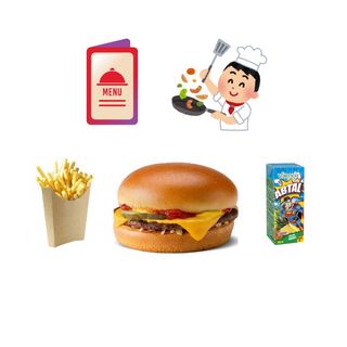 Menu Enfant Cheeseburger