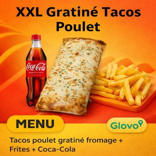 XXL Tacos Gratiné