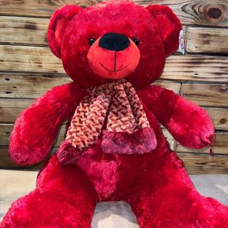 Grand peluche rouge