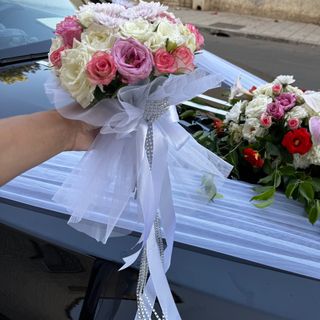 Bouquet mariee pink