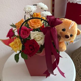 Panier peluche