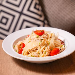 Spaghetti poulet grillé