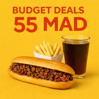 Ground meat  sandwich menu