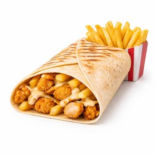 Crispy chicken tacos