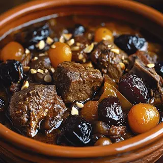 Tajine viande avec prune