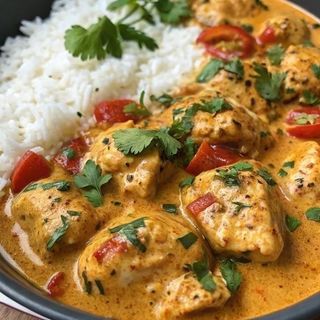 Plat émincé de poulet