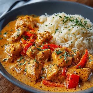 Plat émincée de poulet