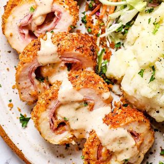 Plat cordon bleu