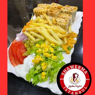 Plat shawarma Arabia 