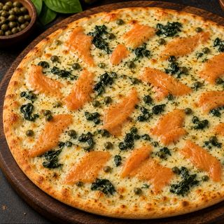 PIZZA SALMON SPINACH