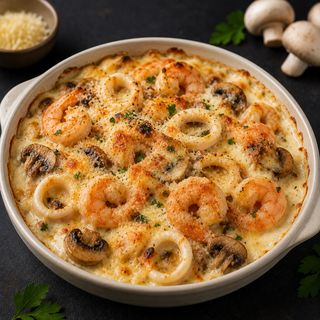 GRATIN DE FRUITS DE MER