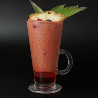 Virgin mojito aux  fruits rouges  