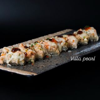 Mozzarella sushi pizza saumon 8 pieces 