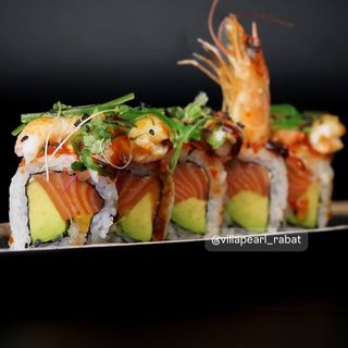 California saumon sweet chili ebi 5 pièces 