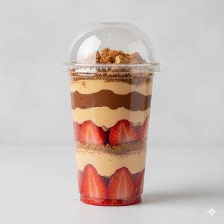 Verrine Fraise Lotus Nutella