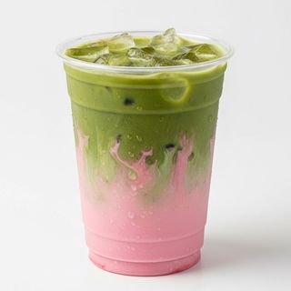 Pink Matcha Latte