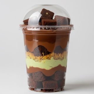 Verrine Brownie ChocoPistache Kunafa