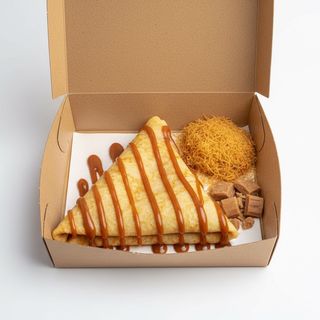 Crêpe Kunafa Caramel