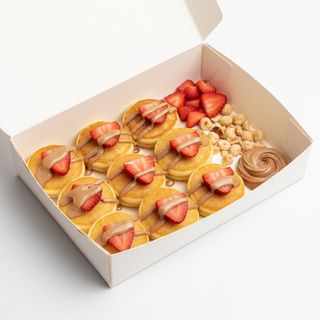 Mini Pancakes Fraise Gianduja