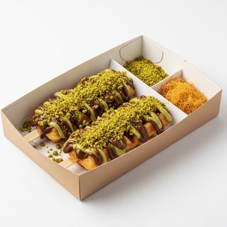 Lollywaffel Kunafa Pistache & Nutella