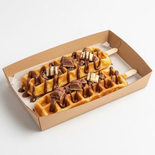 Lollywaffel Kinder Bueno & Nutella