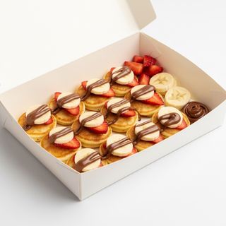 Mini Pancakes Nutella Fraise Banane