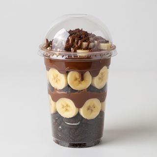 Verrine Banane Oreo Nutella