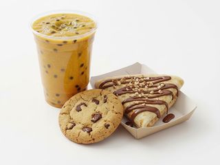 Smoothie Passion + Cookie Classique + Crêpe Nutella