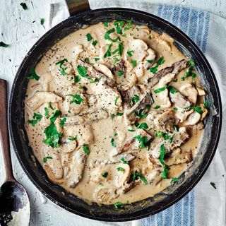 Émincé de Bœuf, Sauce Champignons