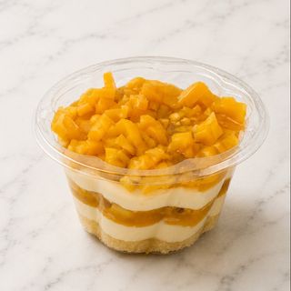 Dessert cup mangue et fruit de passion