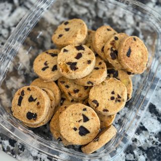 Sablé cookie abricot amandes