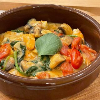 Cassolette de Gambas à l'italienne