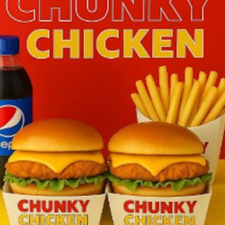 DUO Fried Chicken Burgers Meal