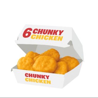6 Crispy Chicken Nuggets