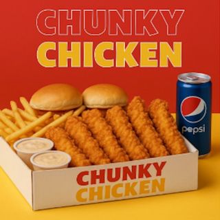 Chunky Chicken 6 Finger Box