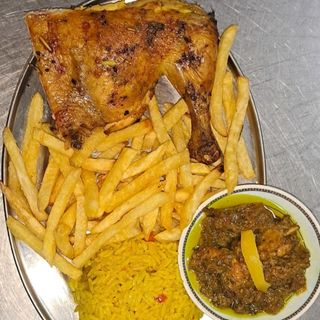 1/4 Poulet au Four Mandi