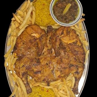 Poulet Entier au Four Mandi