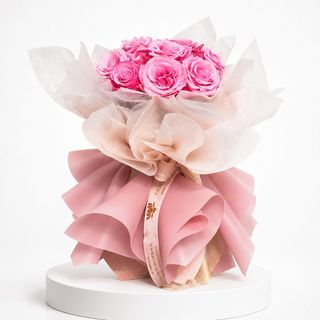 Bouquet de 10 Roses Rose