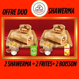 Offre Duo shawarma 