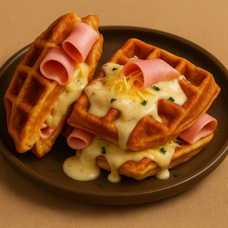 Gaufre Carbonara