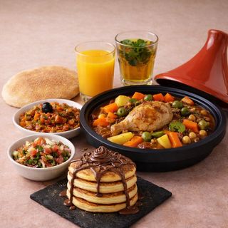 Brunch Marocain - Tajine poulet à l'huile d'olive
