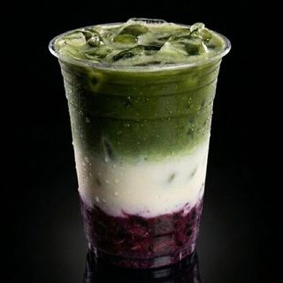 Blueberry Iced Matcha