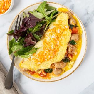 Omelette Dinde et Fromage