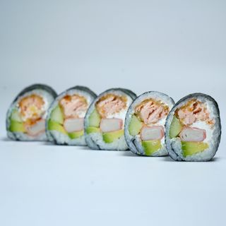 Futomaki Saumon Pané : 5 Pièces
