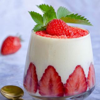 Dessert crème Strawberry